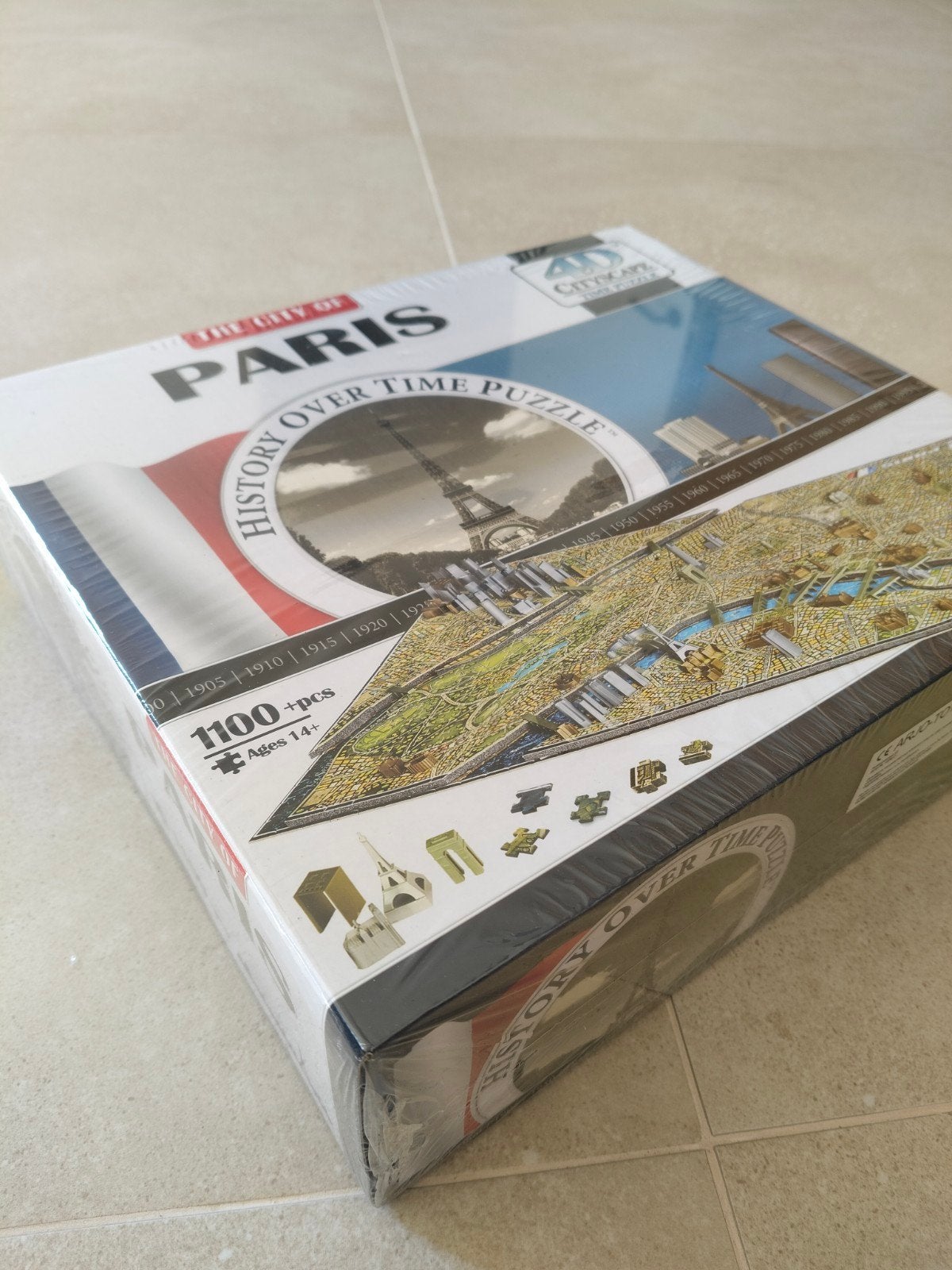 4D puzzel Paris Nieuw in verpakking, Ophalen