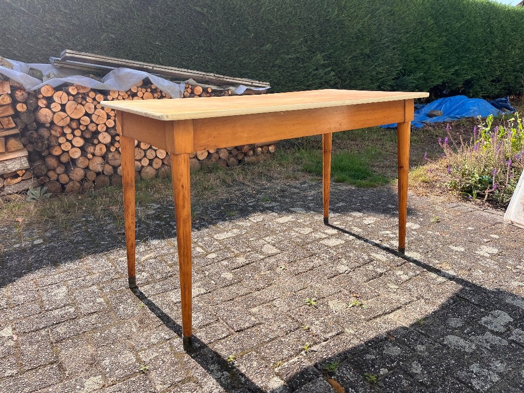 Vintage tafel, Ophalen, Gebruikt, 50 tot 100 cm, 100 tot 150 cm