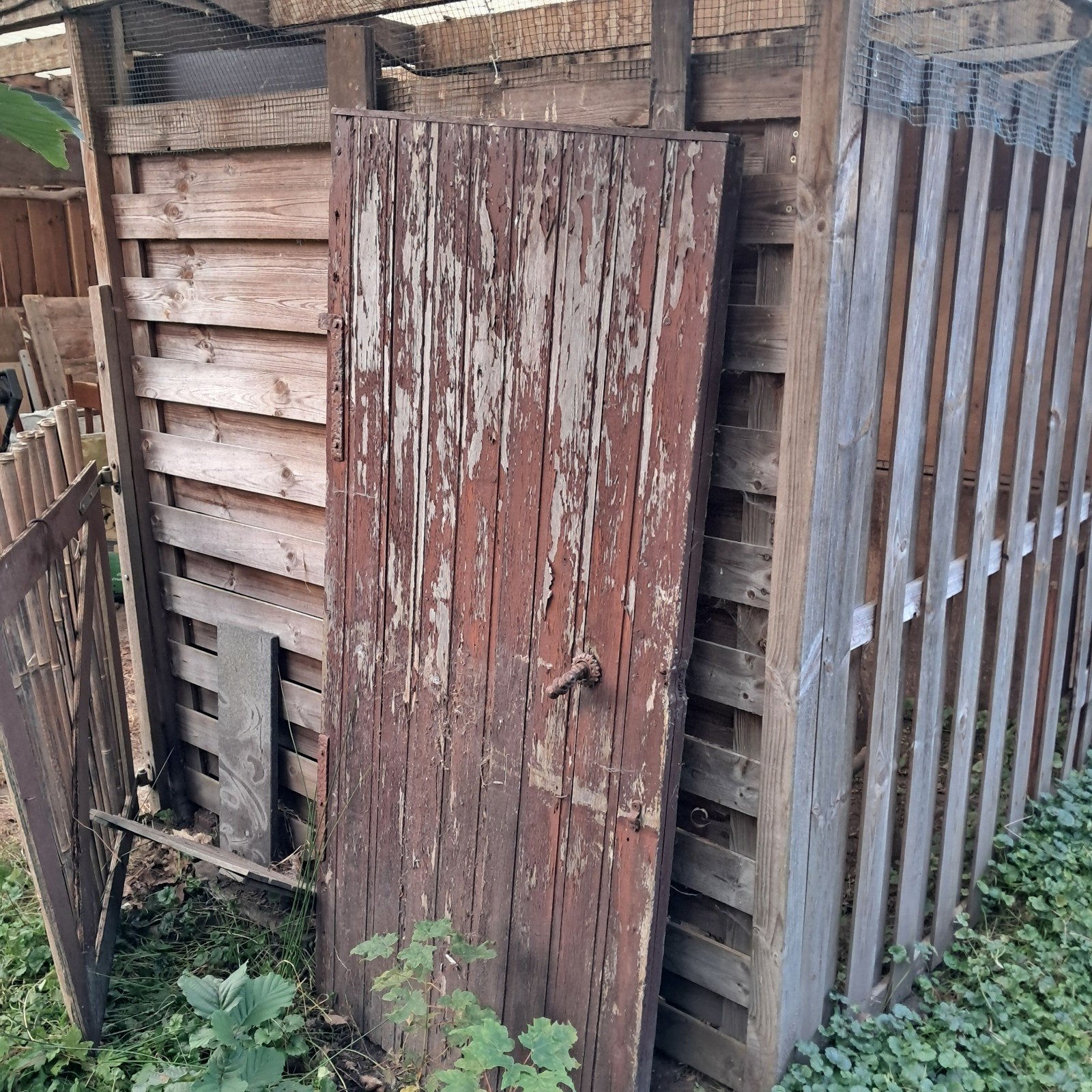 oude staldeur, Ophalen, Gebruikt, Hout, 1 tot 2 meter