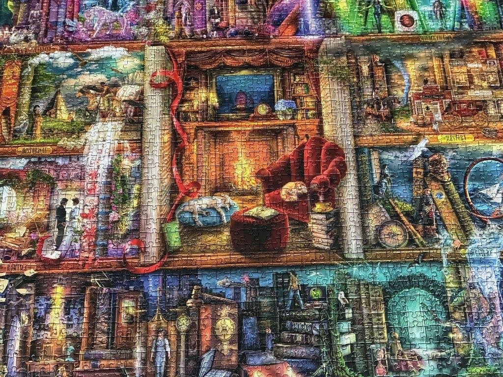 Puzzle 1500 : The Grand Library - Ravensburger, Enlèvement ou Envoi, 500 à 1500 pièces, Utilisé, Puzzle