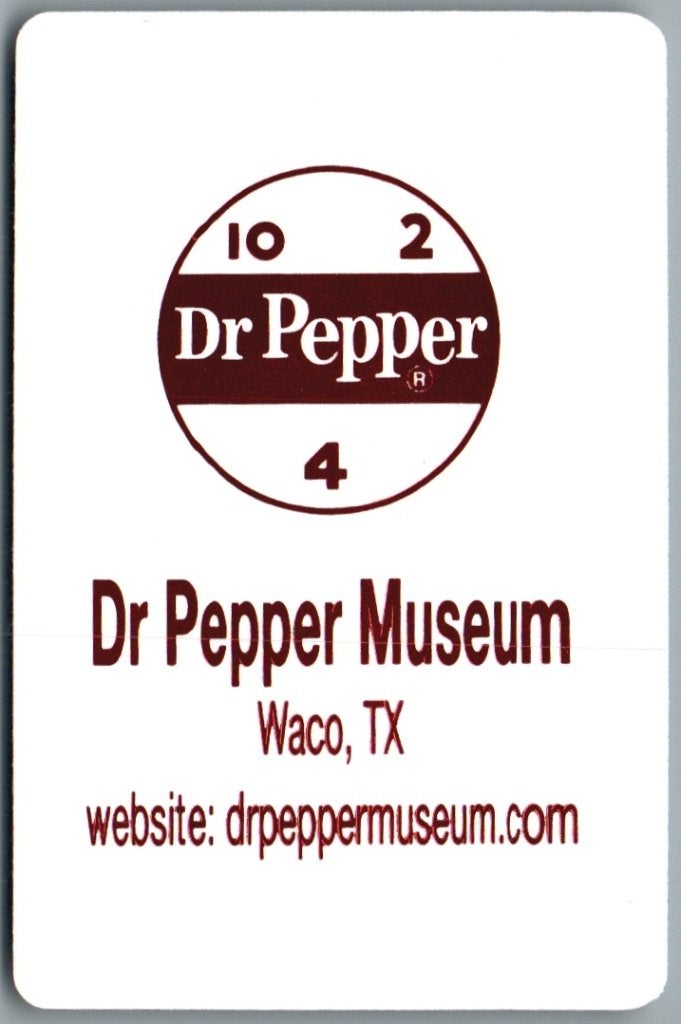 speelkaart - LK16300 - Dr Pepper, Verzamelen, Ophalen of Verzenden, Zo goed als nieuw, Speelkaart(en)