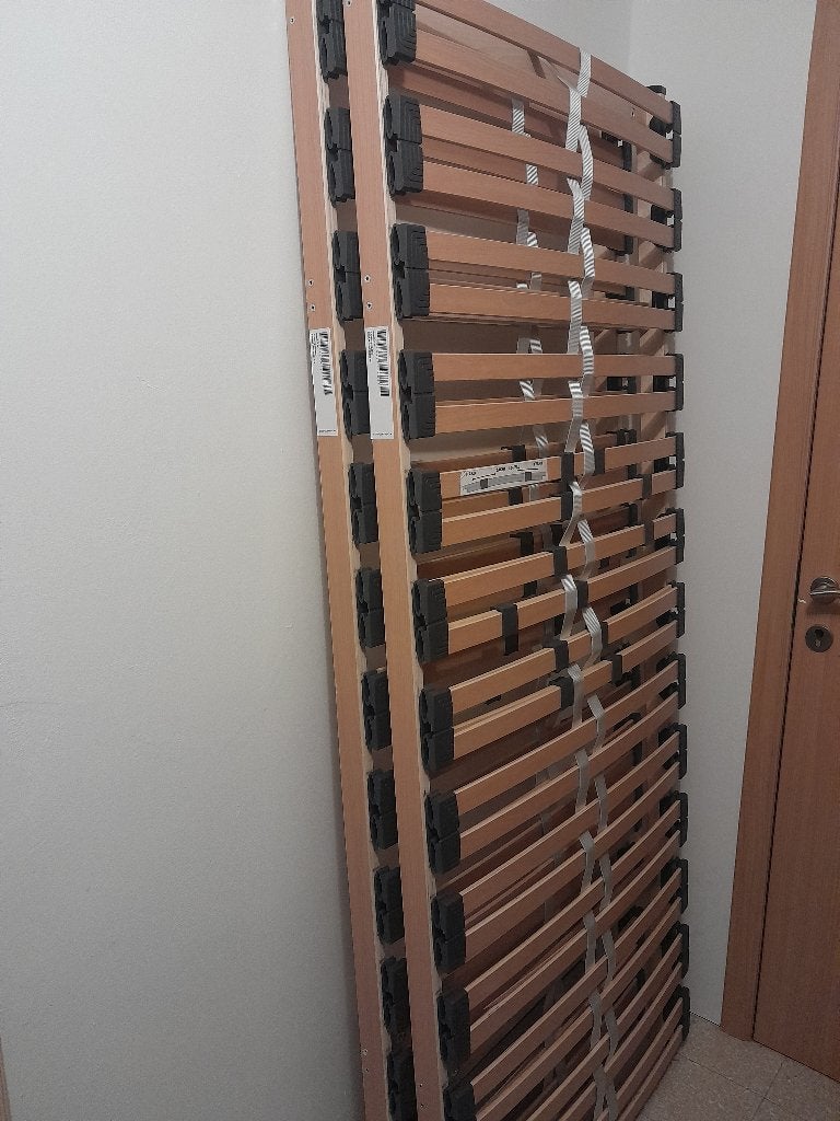 2 lattenbodems van 80x200, Ophalen, Gebruikt, Tweepersoons, 80 cm
