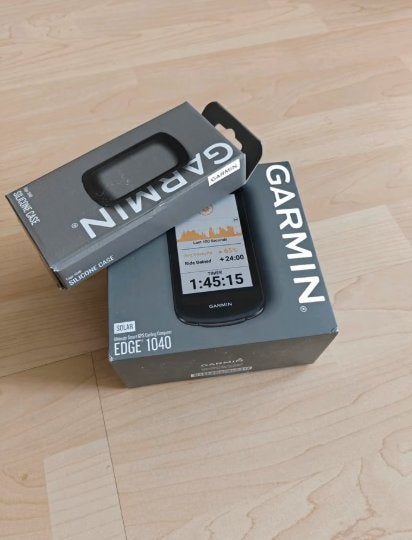 Garmin Edge 1040 Solar + siliconenhoesje (nieuw), Ophalen of Verzenden, Cadanssensor, Nieuw
