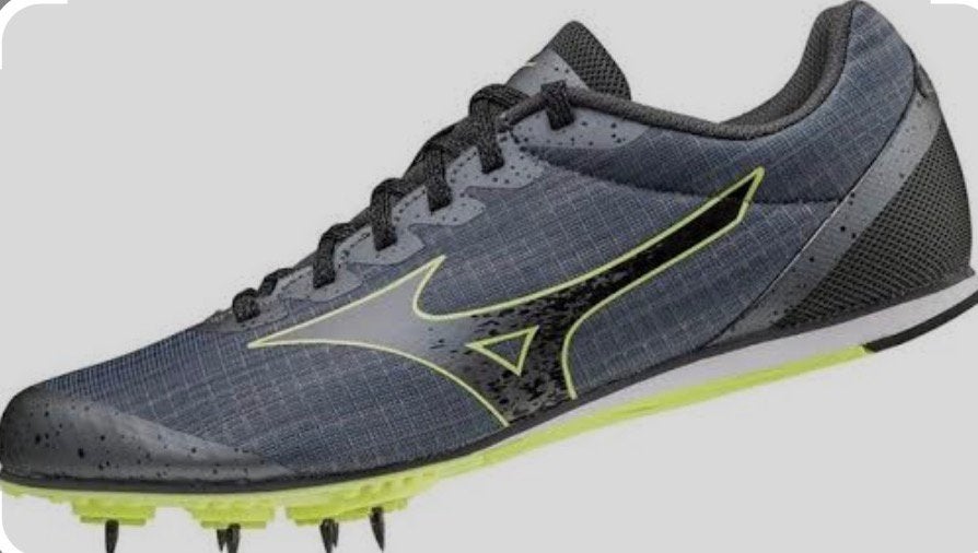 Mizuno loopschoenen met spike puntjes, Ophalen of Verzenden, Zo goed als nieuw, Schoenen