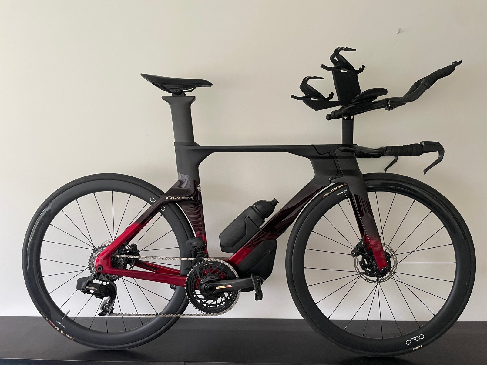 Bijna nieuwe tt fiets orbea ordu, Fietsen en Brommers, Fietsen | Racefietsen, Zo goed als nieuw, Meer dan 20 versnellingen, Schijfrem