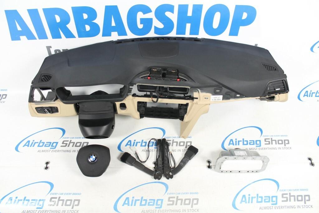 Airbag kit Tableau de bord beige BMW 3 serie F30 F31, Enlèvement ou Envoi, Utilisé