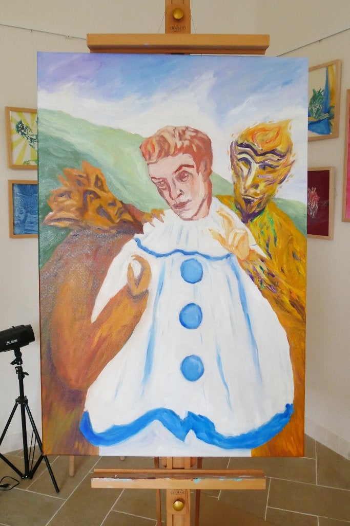 Olieverfschilderij, Ophalen