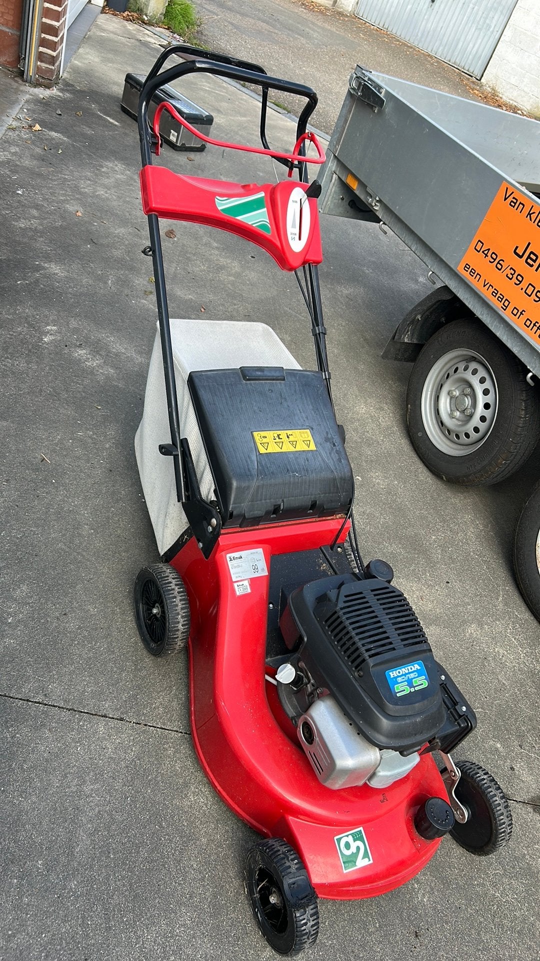 Grasmachine te koop, Tuin en Terras, Ophalen, Zo goed als nieuw