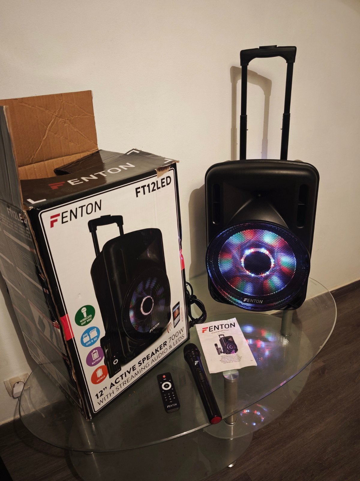 Fenton Partybox Speaker, Audio, Tv en Foto, Karaoke-apparatuur, Ophalen of Verzenden
