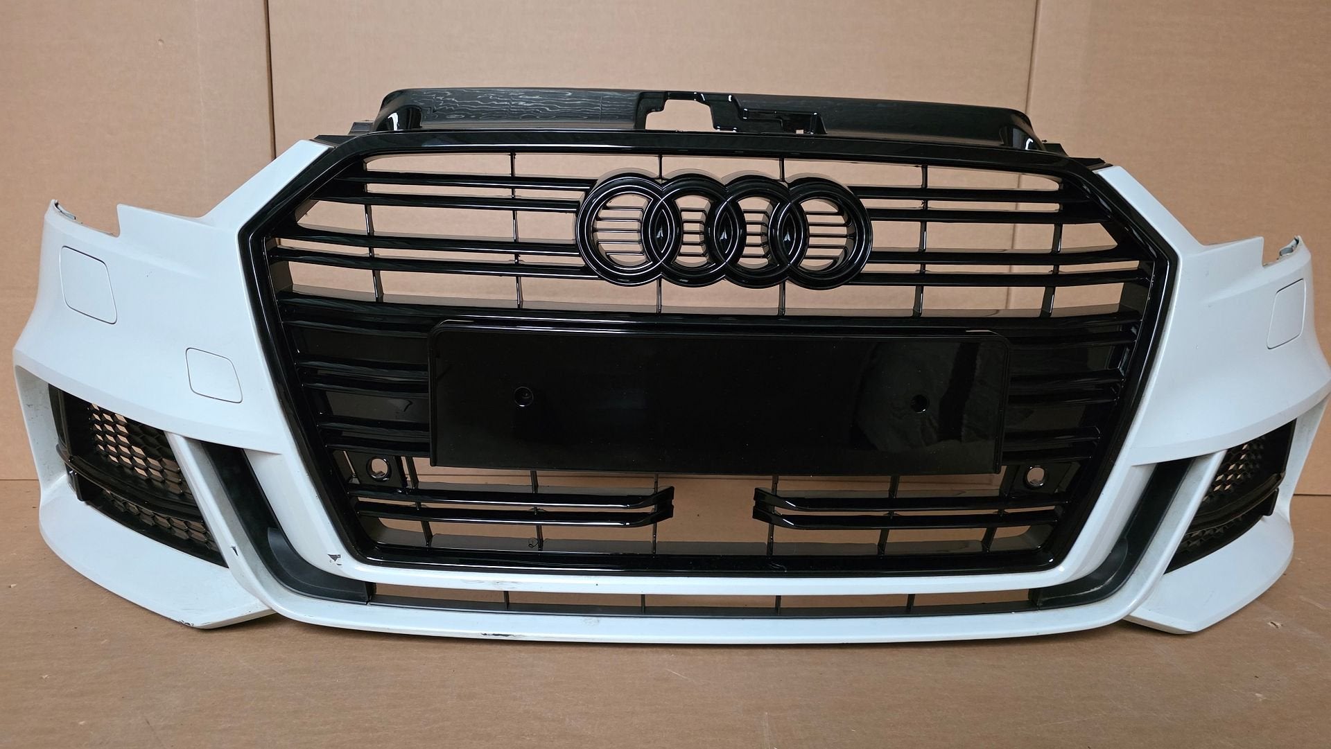 Voorbumper Audi A3 8V Facelift S-line ACC 8V0 KLS 2017-202, -, Origine de la pièce connue, Utilisé, -