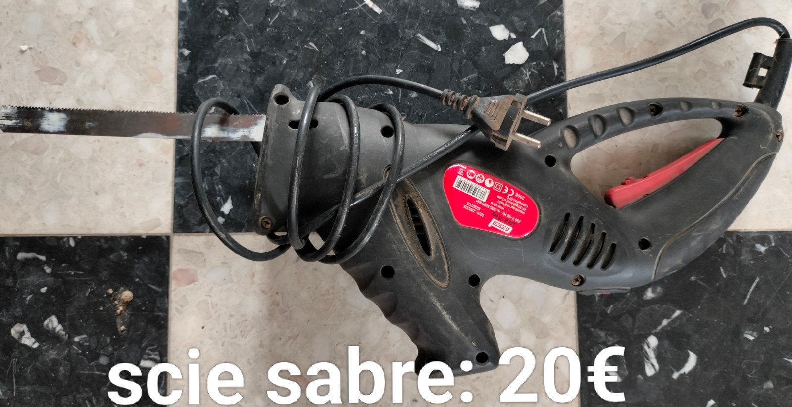 scie sabre, Enlèvement ou Envoi, Scie sabre