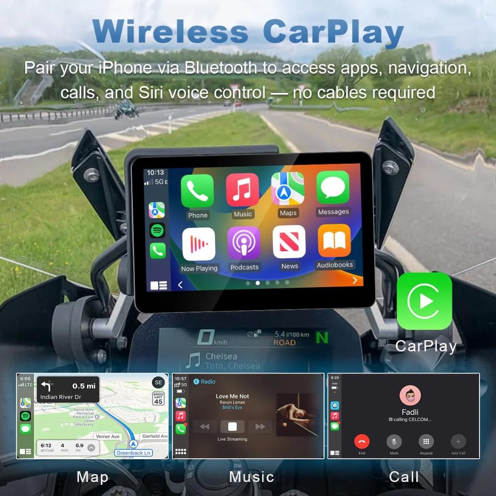 Linkifun MT3 Pro 6,2” - NEW ! apple car play BMW Motorrad, Ophalen, Nieuw, BMW