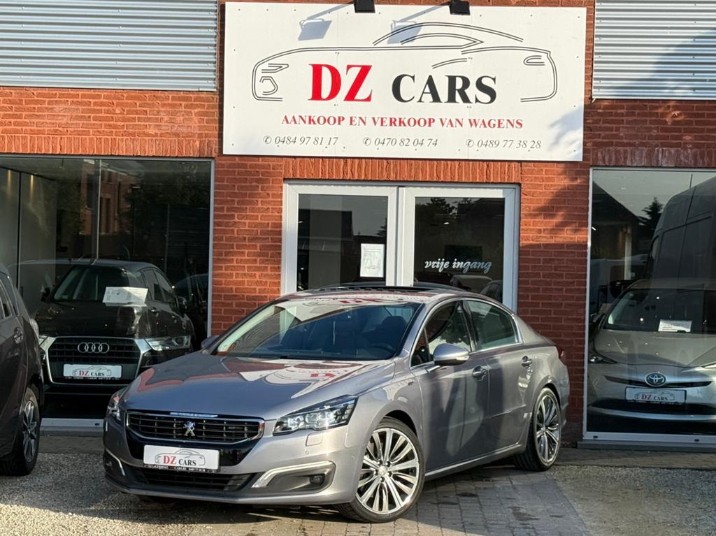 PEUGEOT 508 GT-LINE 2.0HDI 181PK |NAVI | CAMERA | OPEN DAK, Auto's, Peugeot, 4 cilinders, 110 g/km, Leder, Bedrijf