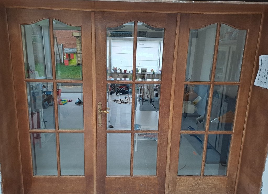 Portes vitrees, Bricolage & Construction, Vitres, Châssis & Fenêtres, Enlèvement, Comme neuf