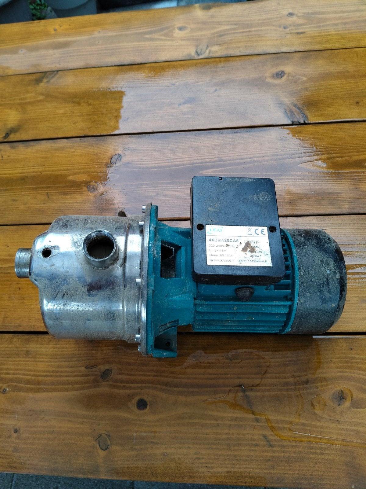 waterpomp merk Leo, Ophalen of Verzenden, Gebruikt, Elektrisch, Beregeningspomp