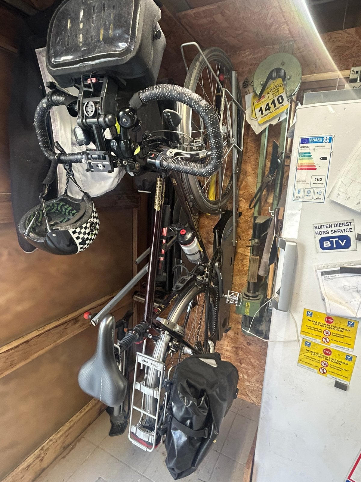 Wheelylift fietsophangsysteem (t/m 25 kg), Ophalen, Gebruikt