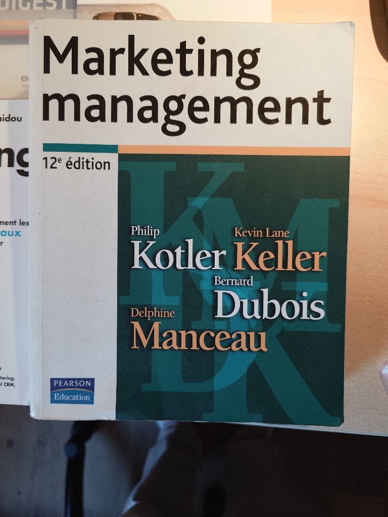 Marketing management - Kotler Dubois Keller Manceau, Livres, Enlèvement, Comme neuf, Économie et Marketing, Divers auteurs
