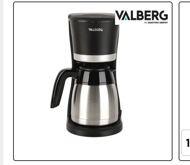 Cafetière Neuf 1,2 litr, percolateur café avec Thermos, Electroménager, Cafetières, Enlèvement, Cafetière