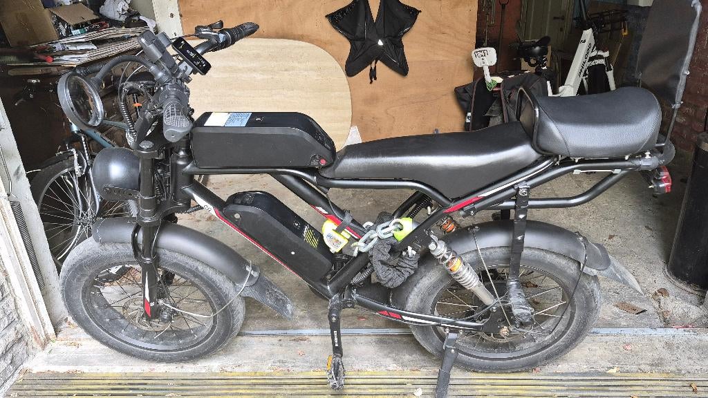 Electric fatbike Amyet S8, Fietsen en Brommers, Gebruikt, Versnellingen, 57 tot 61 cm, Schijfrem