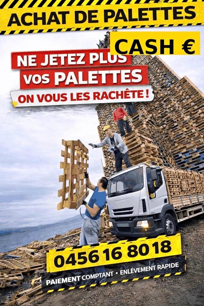Reprise et enlèvement de palettes
