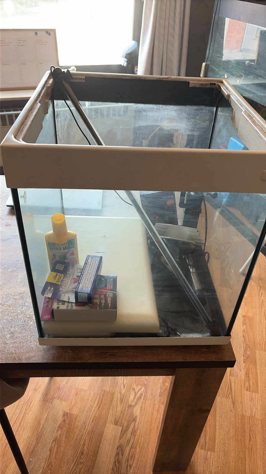 Aquarium 80l, Dieren en Toebehoren, Ophalen, Pomp, Gebruikt