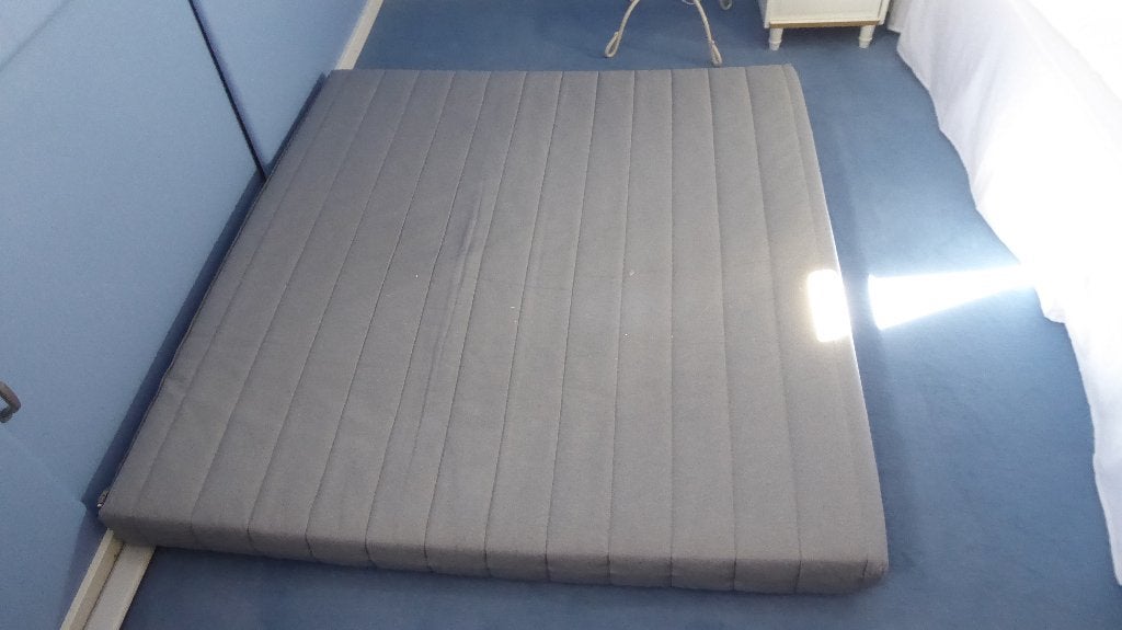 Pour Ikea Lycksele: Matelas, housse, protège matelas, Maison & Meubles, Chambre à coucher | Canapés-lits, Comme neuf, 140 cm, 190 cm ou moins