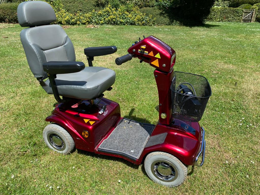 Gebr. Scootmobiel shoprider 4wiel Elektrische scooter, Ophalen of Verzenden, Inklapbaar, Gebruikt, Elektrische rolstoel
