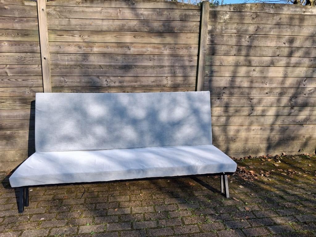 Zetelbed, Ophalen, Gebruikt, Grijs, 140 cm