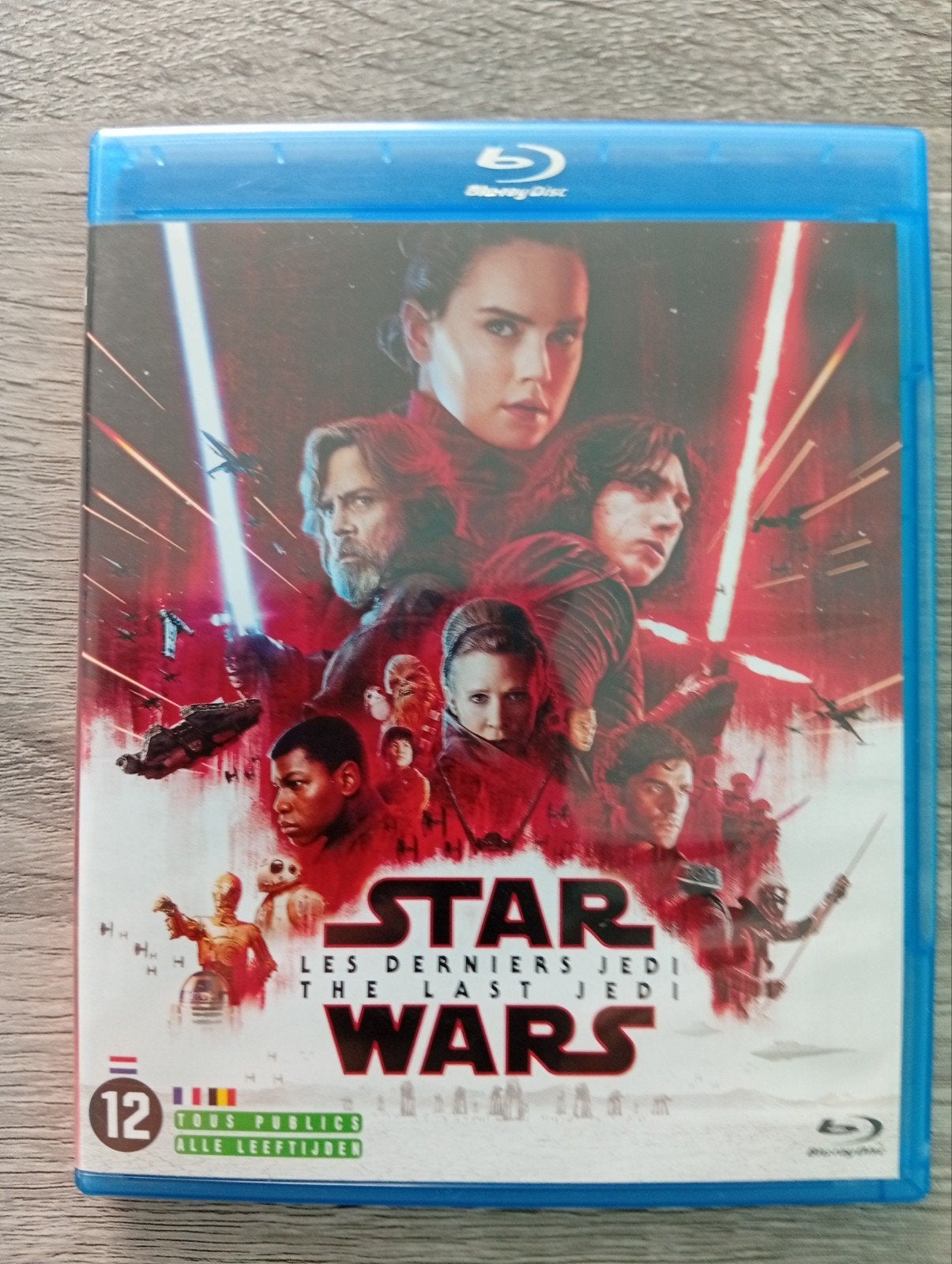 Star Wars : Les derniers Jedi, science-fiction, Blu-ray, Enlèvement ou Envoi, Tous les âges, Néerlandais, Film