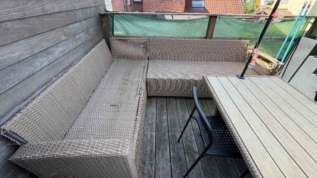 Gratis tuinlounge (beschadigd!), Tuin en Terras, Ophalen, Gebruikt, 6 zitplaatsen, Loungeset