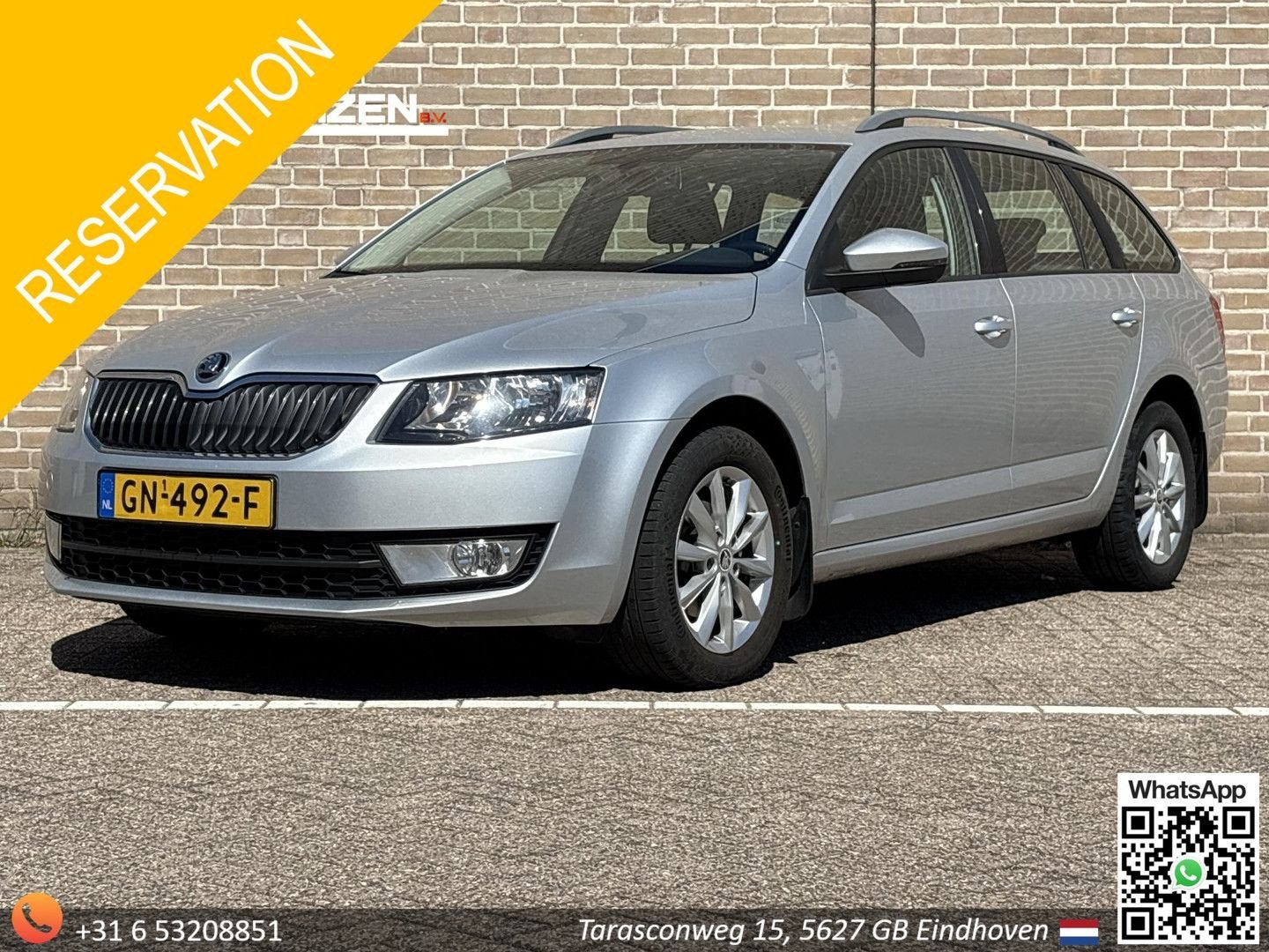 Skoda Octavia Combi 1.6 TDI Greentech Ambition Businessline, Autos, Skoda, Argent ou Gris, Achat, Entreprise, Electronic Stability Program (ESP)