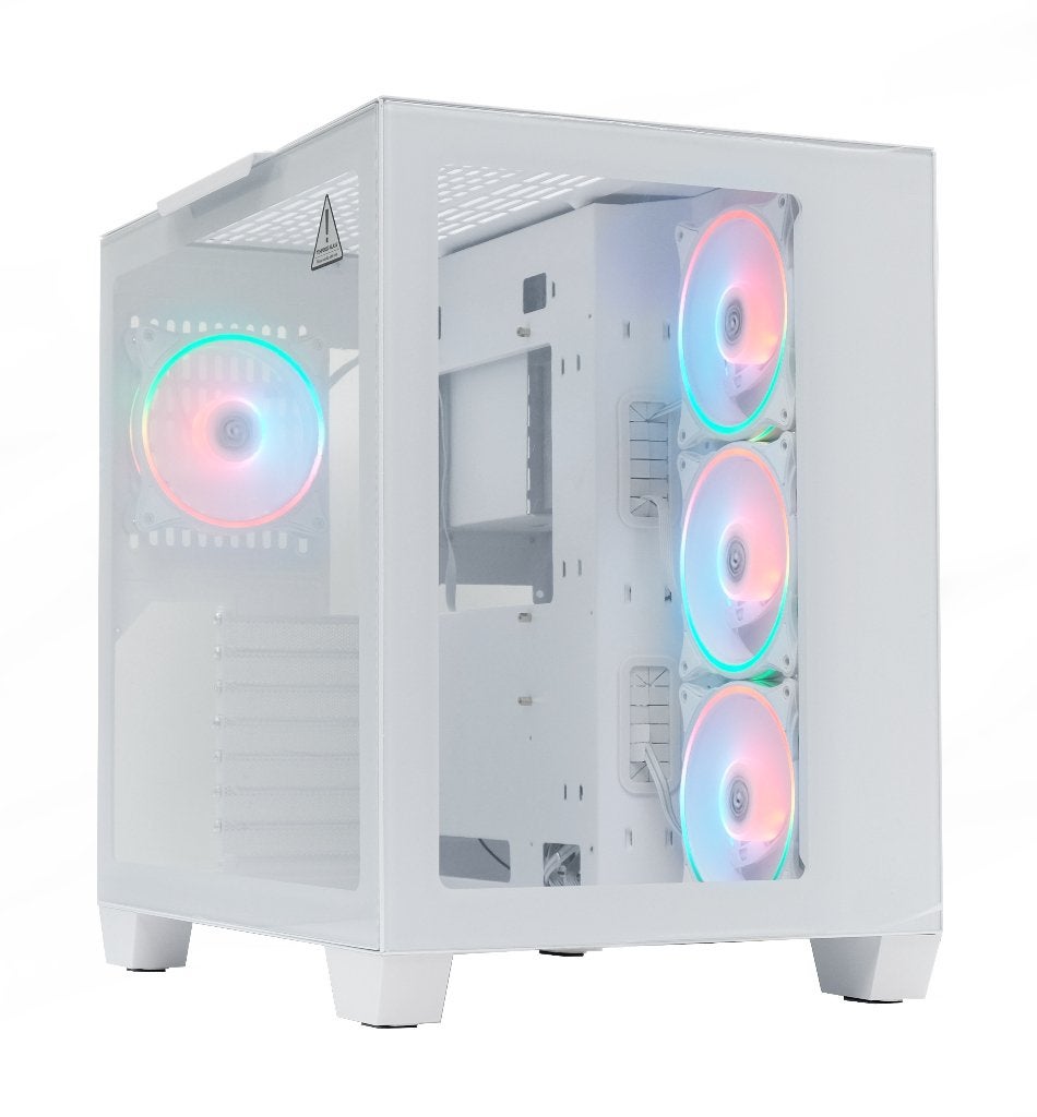Boîtier PC Gaming MIDI Tower 807 + 4x RGB fans inclus, Informatique & Logiciels, Enlèvement ou Envoi, Neuf