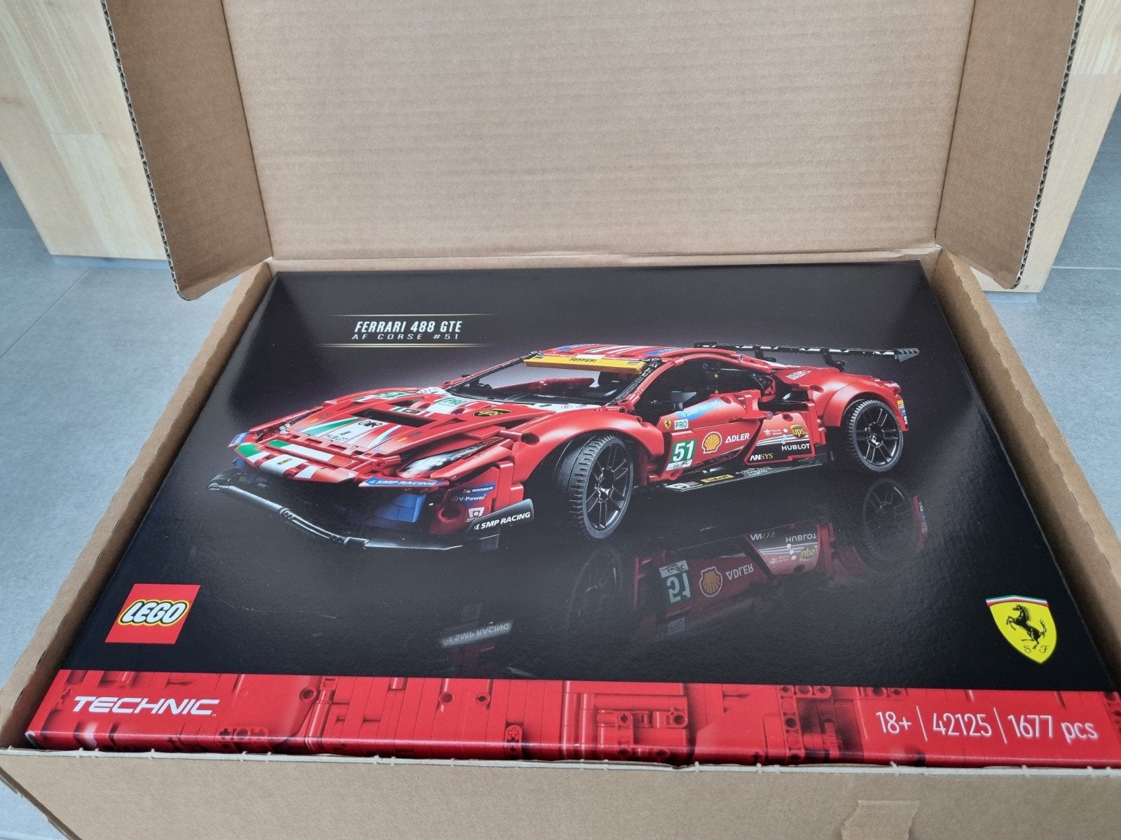 Lego 42125 Technic Ferrari 488 GTE, Ophalen