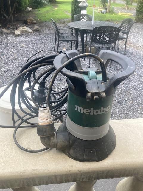 dompelpomp metabo  tp6600 professioneel zgst €50, Tuin en Terras, Waterpompen, Ophalen, Gebruikt, Elektrisch, Dompelpomp