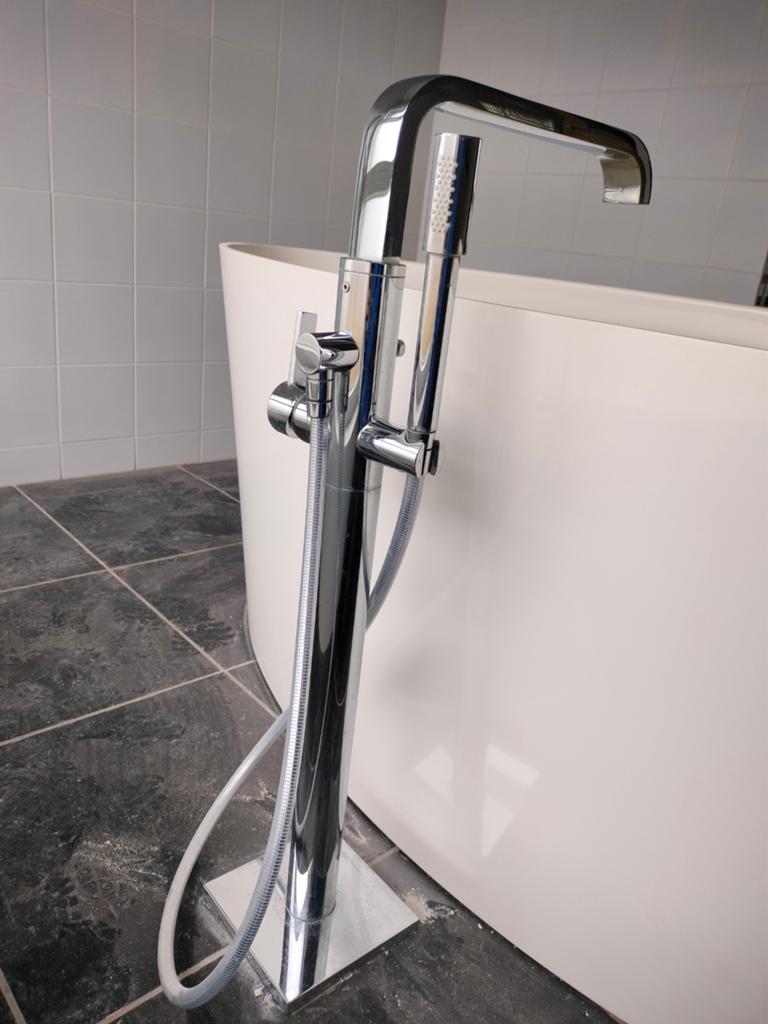 Grohe vrijstaande badkraan, Ophalen