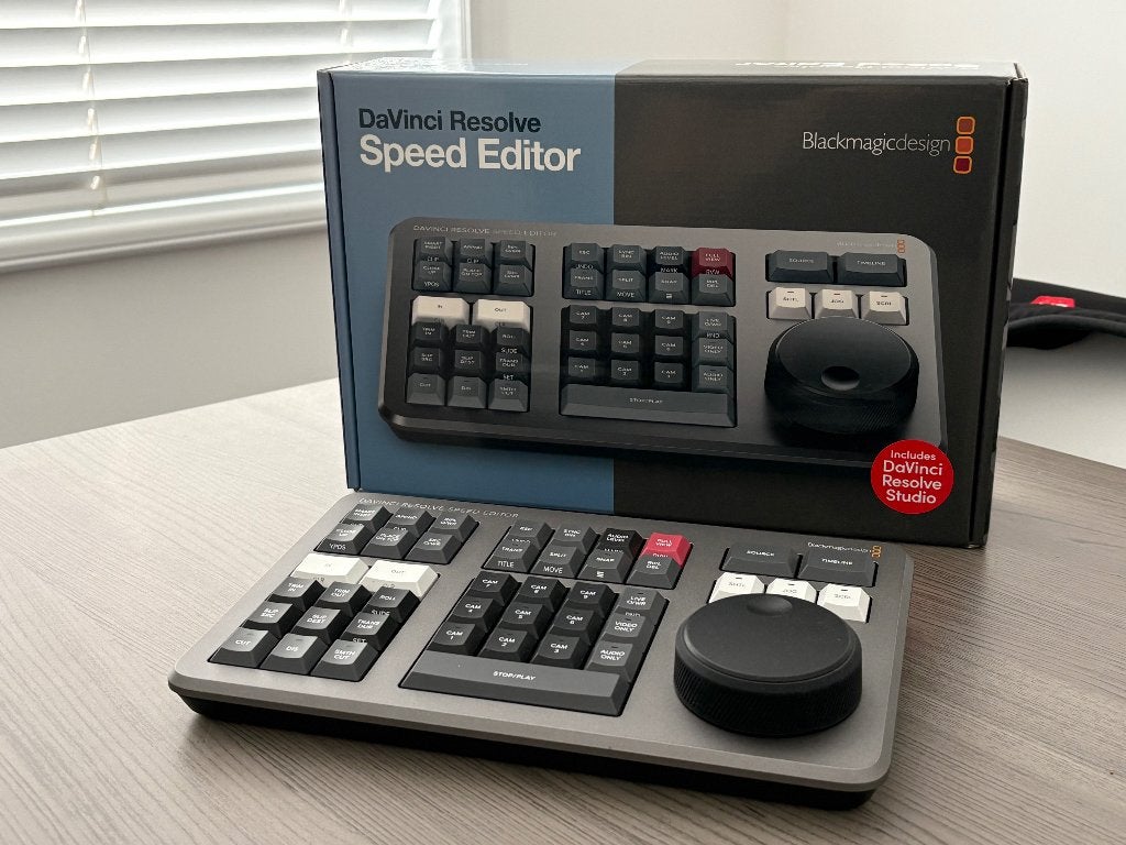 Blackmagic Design DaVinci Resolve Speed Editor - Comme neuf, Multimediatoetsen, Nieuw, Blackmagic, Ophalen of Verzenden