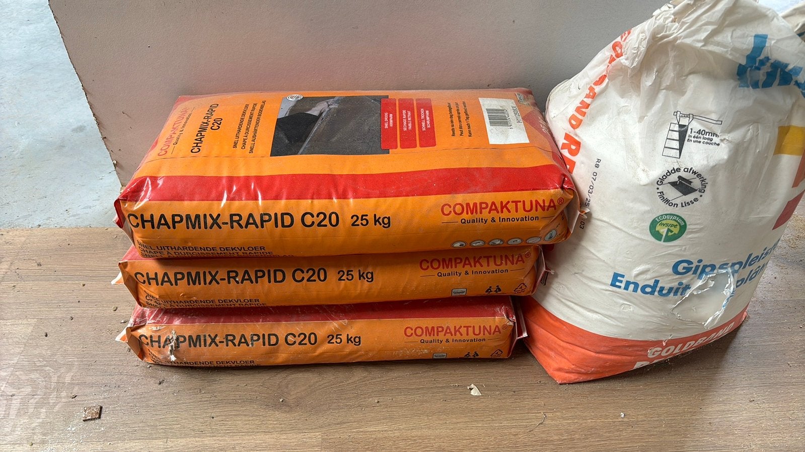 3 dichte zakken chapmix, Ophalen