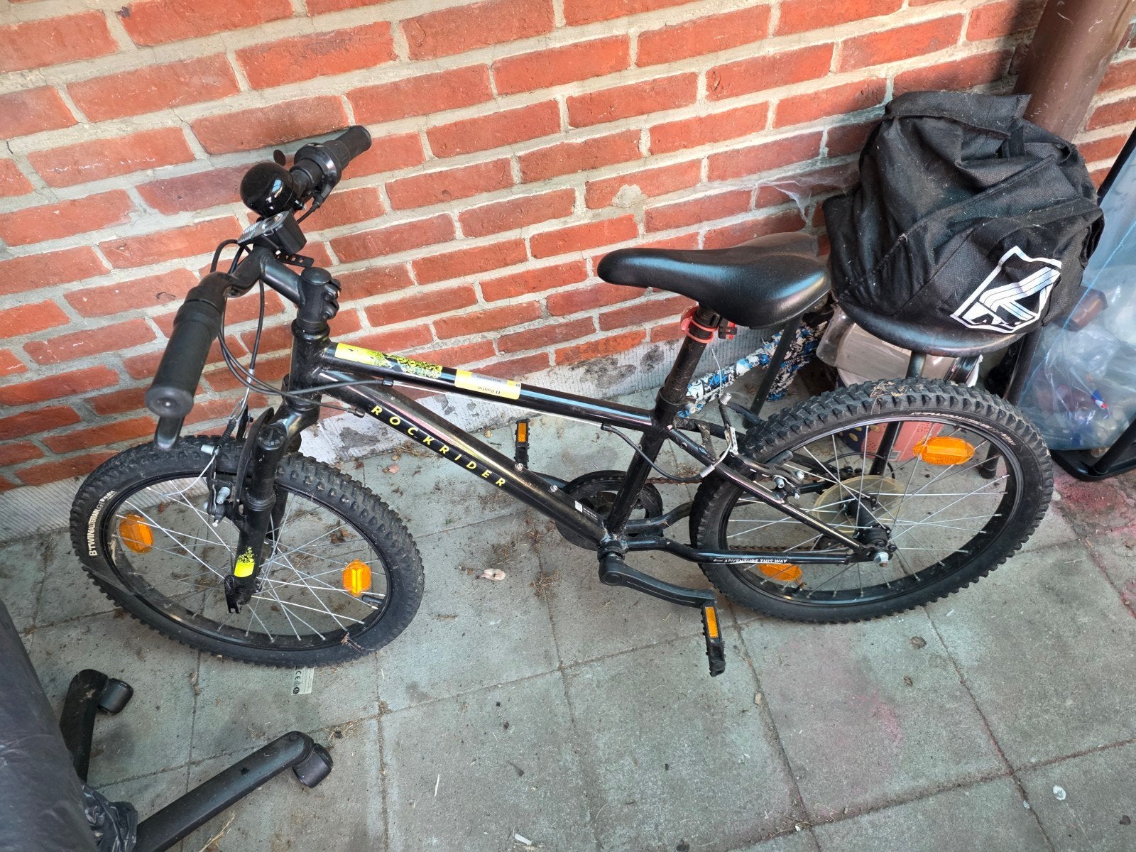 Rockrider jongensfiets, Enlèvement