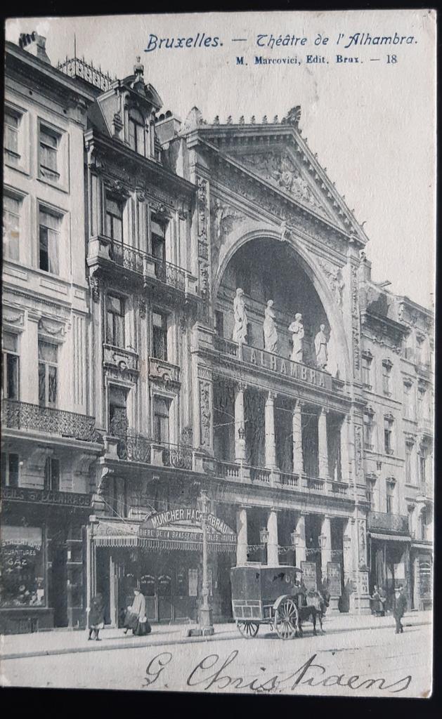 THÉÂTRE DE BRUXELLES ALHAMBRA THEATRE TOP !, Enlèvement ou Envoi