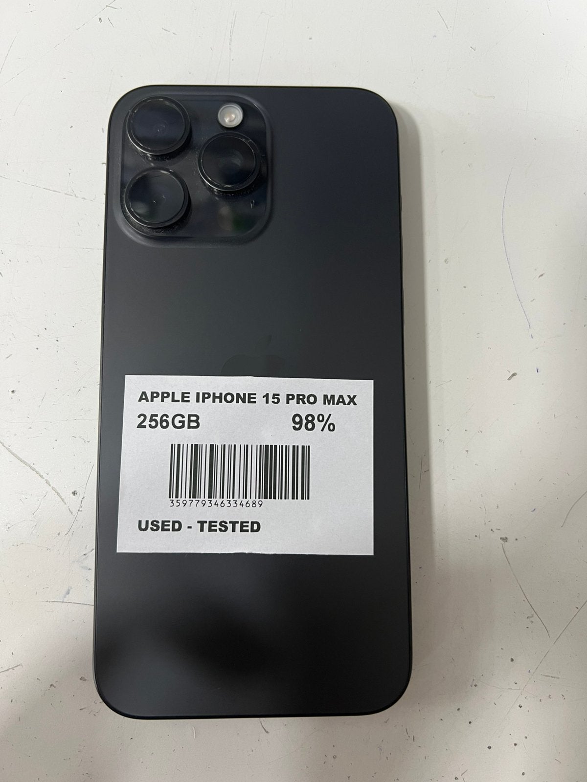 Iphone 15 pro max 256GB, Ophalen, Zwart, Zo goed als nieuw, Apple