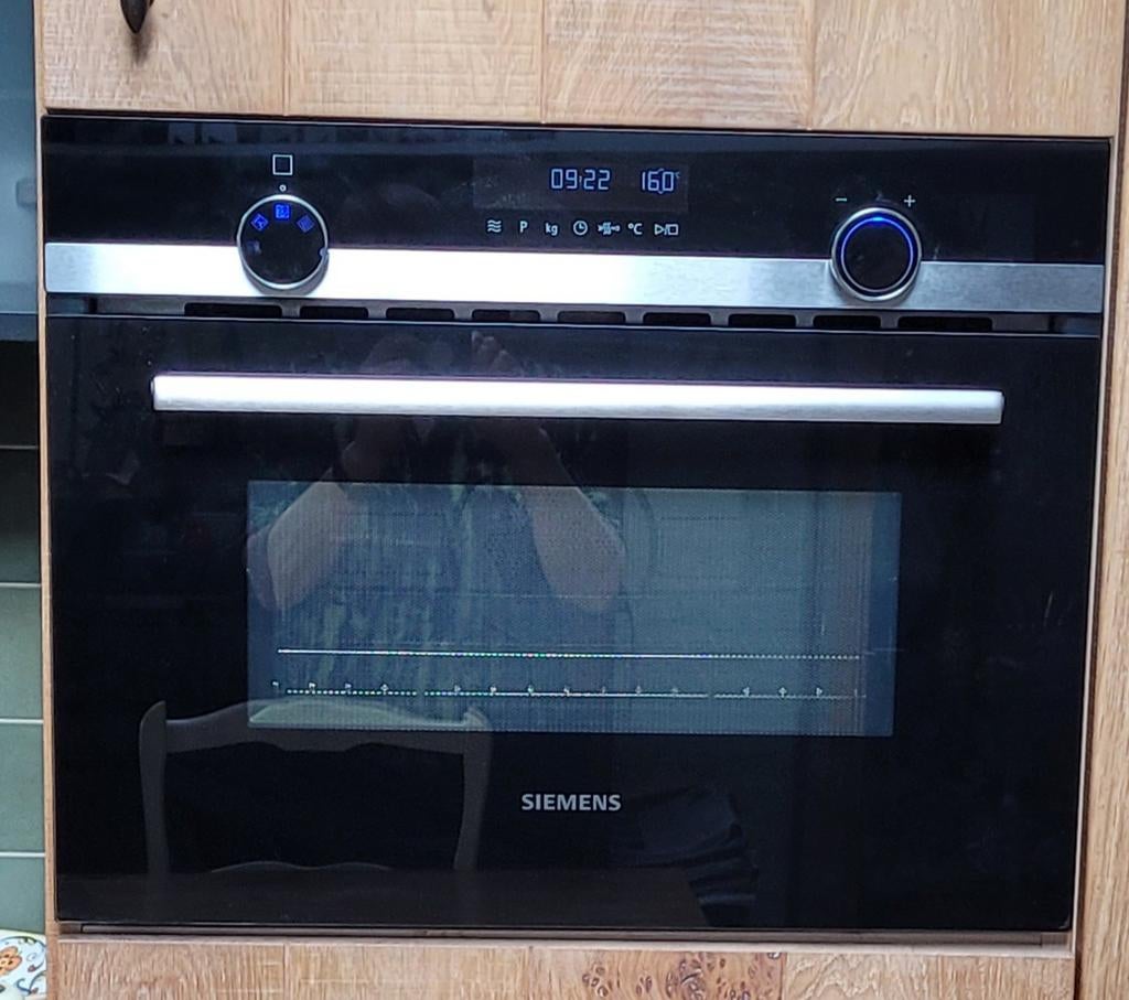 Inbouw combi-oven oven + microgolf Siemens zwart, Enlèvement, Encastré, Four