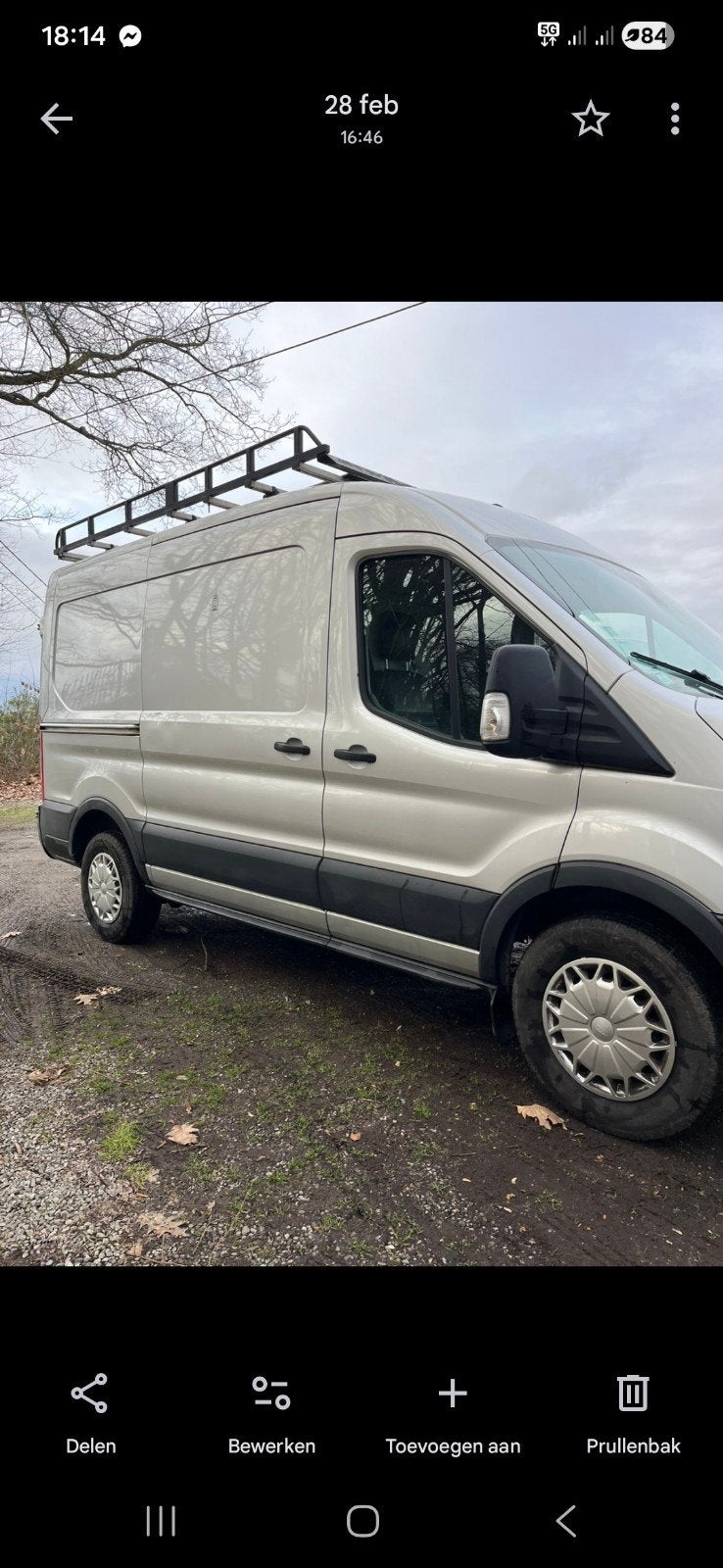 ford transit 2015, Voorwielaandrijving, Euro 5, Stof, Zwart