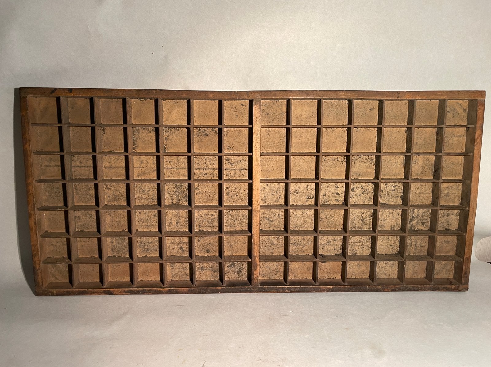 Vintage houten letterbak (4 stuks), Ophalen