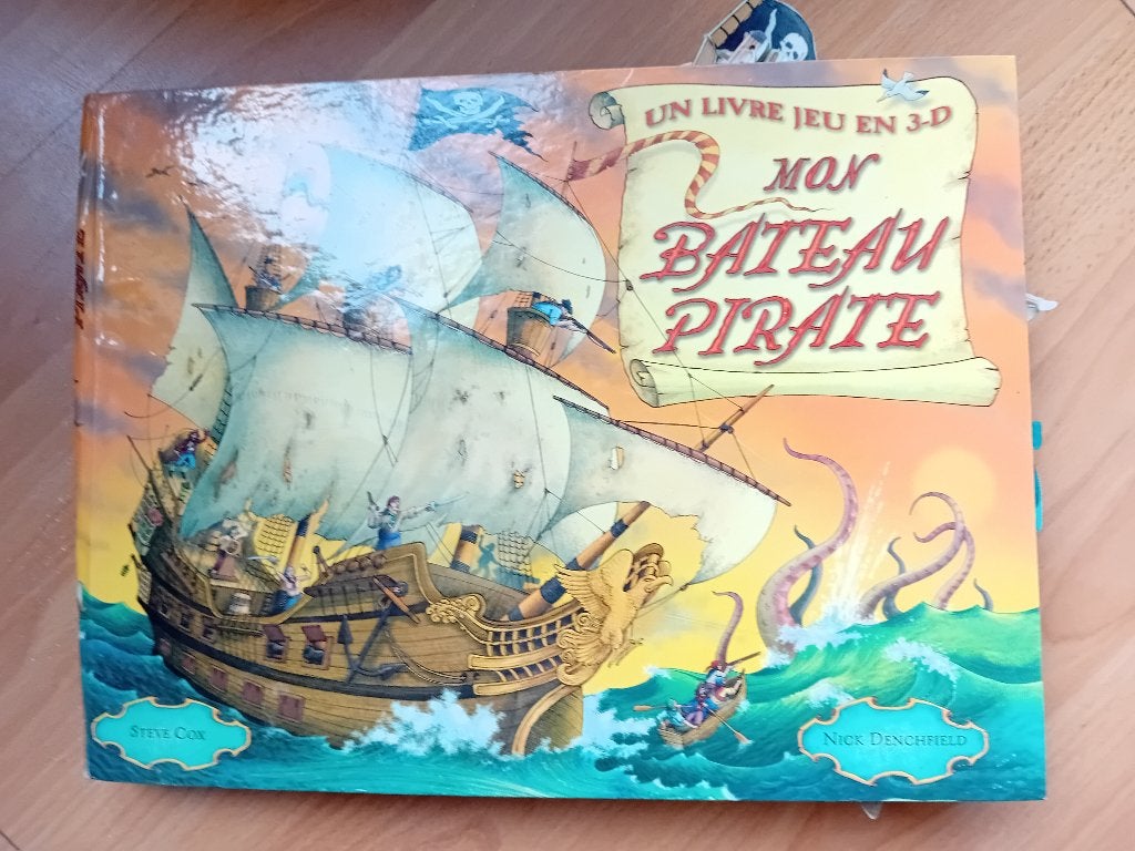 Livre 3D - Bateau de pirates, Enlèvement ou Envoi