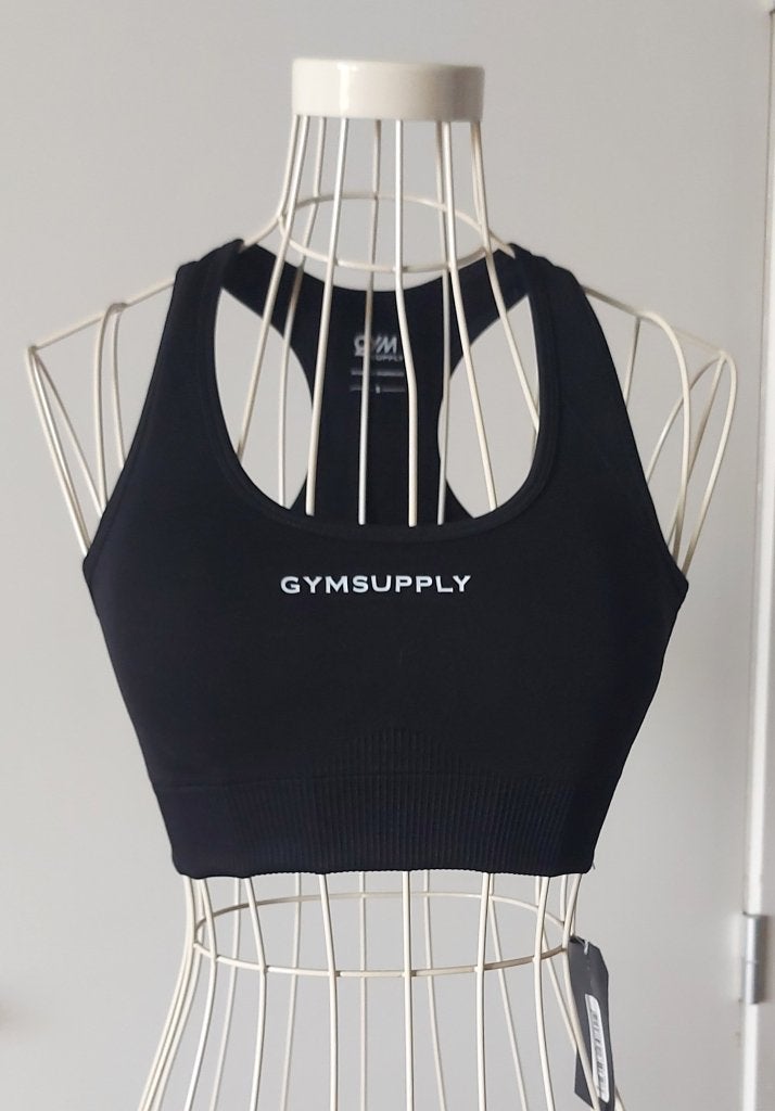 NEUF - Brassière de sport Gym Supply, taille S, Kleding | Dames, Zwart, Nieuw, Ophalen of Verzenden, Fitness of Aerobics