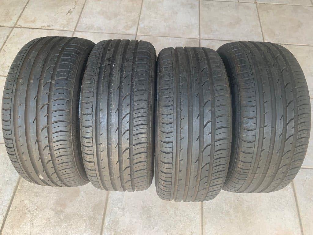 4 stuks banden continental 215/40/17, Auto-onderdelen, Banden en Velgen, Ophalen, 17 inch, Band(en), Personenwagen