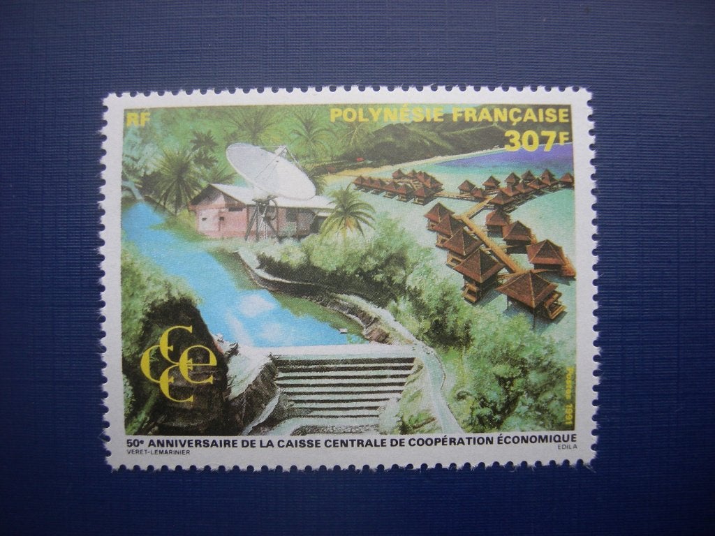 Polynesië, Yvert 395, Verzenden, Postfris