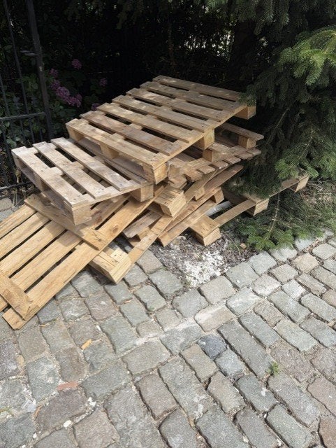 Gratis hout (brandhout) / bruibare houten paletten, Moins de 200 cm, Autres essences de bois, Enlèvement, Utilisé