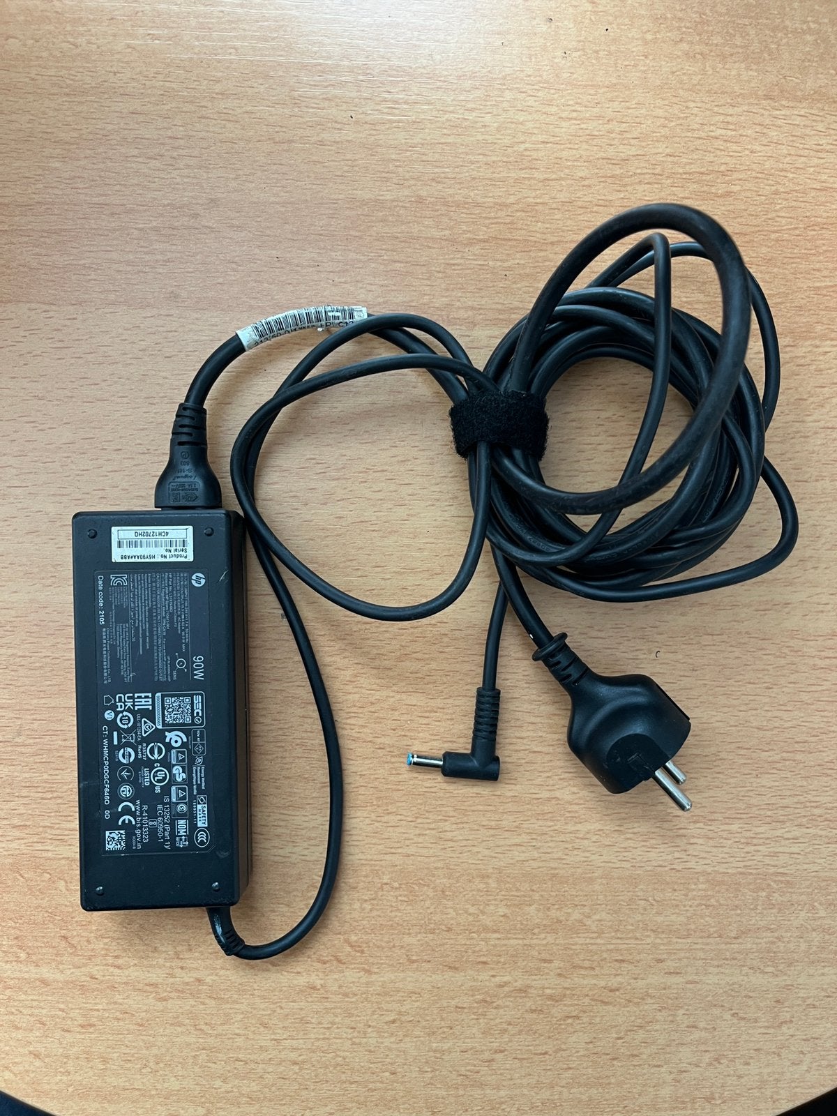 Chargeur d'origine HP 90W 19.5V ordinateur portable, Informatique & Logiciels, Enlèvement ou Envoi, Comme neuf