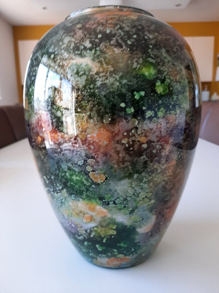 Vase multicolor, Maison & Meubles, Accessoires pour la Maison | Vases, Comme neuf, Vert, Enlèvement
